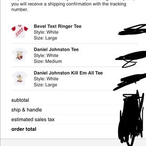 supreme bevel text ringer tee